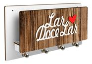 Porta Chaves Carta Organizador de Parede Decorativo em MDF