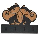 Porta Chaves Chaveiro Parede Gatos
