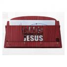 Porta chaves de parede mãos ensanguentadas de jesus em mdf