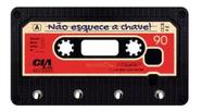 Porta Chaves De Parede Retro Fita K7 Mdf