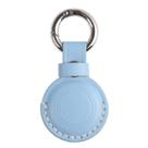 Porta-chaves em couro genuíno para Airtag KEEPXYZ Blue V1.0 Porta-chaves em couro genuíno para Airtag KEEPXYZ Blue V1.0