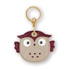 Porta-chaves em couro para Apple AirTag XSUIOY Khaki