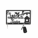 Porta Chaves Eu e Minha Casa servimos ao Senhor criativo