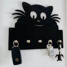 Porta Chaves Gato C/bigode - 5 Ganchos E Dupla Face - 25cm
