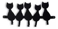 Porta Chaves Gatos Preto