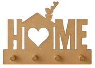 Porta-chaves HOME em MDF 01 unidade