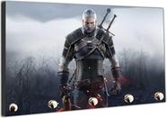 Porta Chaves Jogos Games The Witcher Organizador Chaveiro