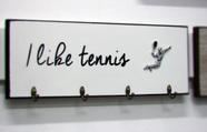 Porta-chaves mdf i like tennis Porta-chaves mdf i like tennis