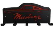 Porta Chaves Mustang 20x 9 cm Preto / Laranja