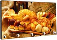 Porta Chaves Padarias Pão Café Cafeterias Organizador Chaveiro Decorar Gourmet