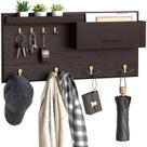 Porta-chaves para montagem em parede Coat Rack Mail Envelope Hook Organizer