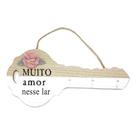 Porta Chaves Parede Criativo em Forma de Chave MDF