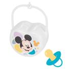 Porta Chupeta Baby Plasutil Mickey Bebê Lúdico Enxoval Porta Chupeta Baby Plasutil Mickey Bebê Lúdico Enxoval