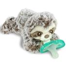Porta-chupeta de pelúcia RazBaby Sloth com JollyPop
