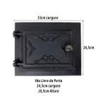 Porta Cinzeiro, Fornalha Fogão A Lenha 33x26 Ferro Fundido