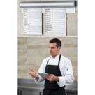 Porta Comanda 100cm Prata Organização Rápida Cozinha