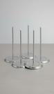 Porta Comanda Aço Inox Espeto 15cm Kit 4 Unidades