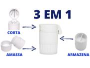 Porta Comprimido Que Amassa E Corta 3 Funções Em 1