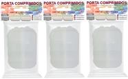 Porta Comprimidos Diário/Semanal 12 Divisórias 3 unidades
