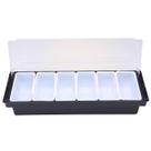 Porta Condimentos 6 Divisorias Organizador Barman frutas Porta Condimentos 6 Divisorias Organizador Barman frutas