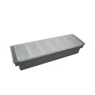 Porta Condimentos 6 Divisórias Para Bartender Condimentadora