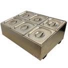 Porta Condimentos e Temperos Pizzarola 6 cubas 1/6 zpcn1/6