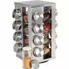 Porta Condimentos Giratório Inox 16 Potes de Vidro - SPICE CAROUSEL
