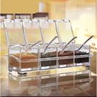 Porta Condimentos Temperos Crystal Box Açucareiro Saleiro Especiarias Produto em Acrílico