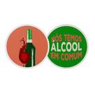 Porta Copo Álcool Em Comum 4 Peças - Anabell
