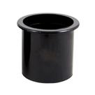 Porta Copo De Embutir Preto Pequeno 85X90mm