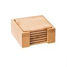 Porta Copos Com Suporte Ecokitchen Bambu - Mimo Style