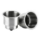 Porta Copos de Embutir em Aço Inox para Barcos e Lanchas Porta Copos de Embutir em Aço Inox para Barcos e Lanchas