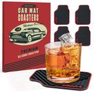 Porta-copos de silicone Triple Gifffted Funny Car Entusiastas