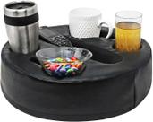 Porta-copos de sofá Mookundy Sofa Buddy Big Leather Black