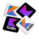 Porta copos Dev - Kotlin c/ 4pç de borracha Porta copos Dev - Kotlin c/ 4pç de borracha