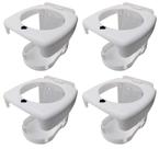 Porta Copos Dobrável P/ Barcos Lancha Veleiros Branco Kit 4 Porta Copos Dobrável P/ Barcos Lancha Veleiros Branco Kit 4