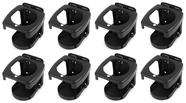Porta Copos Dobrável P/ Barcos Lancha Veleiros Preto Kit 8 Porta Copos Dobrável P/ Barcos Lancha Veleiros Preto Kit 8