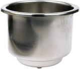 Porta Copos Embutir Aço Inox 7.6 x 9.5cm AttWood 11845-1