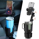Porta-copos para carro com suporte para telefone 2 em 1, o mais novo para smartphones de 4-7”