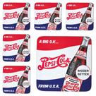 Porta Copos Pepsi Coleção Retro 6 Peças Porta Copos Pepsi Coleção Retro 6 Peças