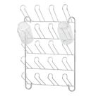 Porta Copos Suporte Suspenso de Parede Escorredor de 20 Lugares Cromado Porta Copos Suporte Suspenso de Parede Escorredor de 20 Lugares Cromado