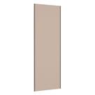 Porta Correr 80cm, Puxador Champagne, Ferragem Prime Connect