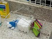Porta Cotonete Algodão com Divisórias Banheiro Lavabo Acrílico
