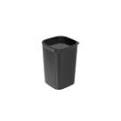 Porta Cotonete Algodao de Plastico Preto 1un