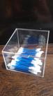 Porta Cotonete em Acrílico Cristal 2mm