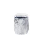 Porta cotonetes e algodão max Elegance Gota Branco Carrara
