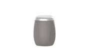 Porta cotonetes ou algodão max elegance gota cinza micromax