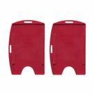 Porta Crachá Vermelho Sólido Universal Cassmar 100un Porta Crachá Vermelho Sólido Universal Cassmar 100un
