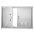 Porta de acesso para churrasco VEVOR 30x21 cm Cozinha externa de aço inoxidável