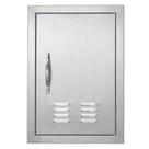 Porta de acesso para churrasco VEVOR 35,6x50,8cm em aço inoxidável ao ar livre